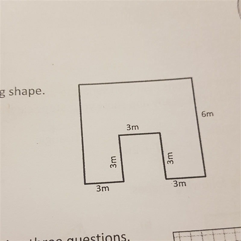 Find the Area & Perimeter Of the following shape:-example-1