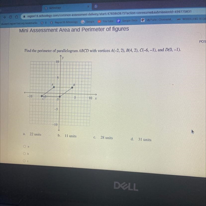 Please help I need the answer right now!!! Find the perimeter of parallelogram ABCD-example-1