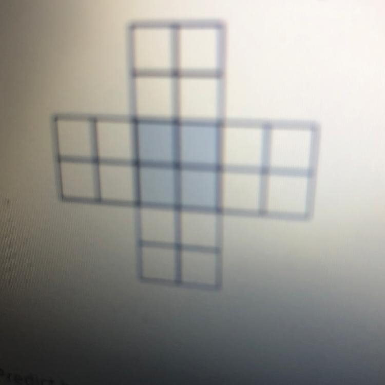 If this figure were to be folded into a box, how many cubes would fill it?-example-1