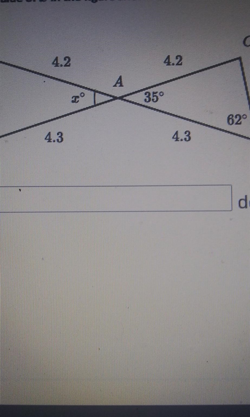 What is the value of x in the figure​-example-1