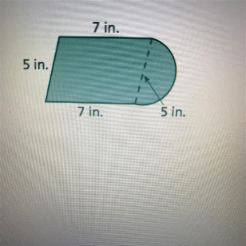 Find the perimeter of the figure to the nearest hundredth-example-1