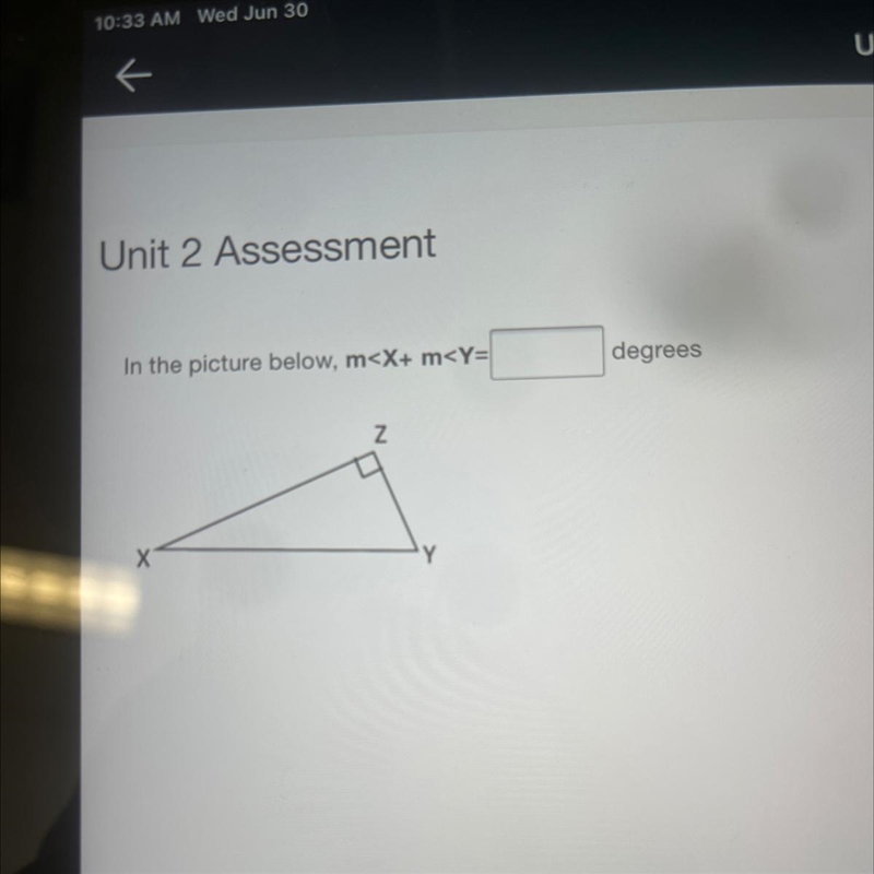 HELP! how do I find the degrees for this problem-example-1