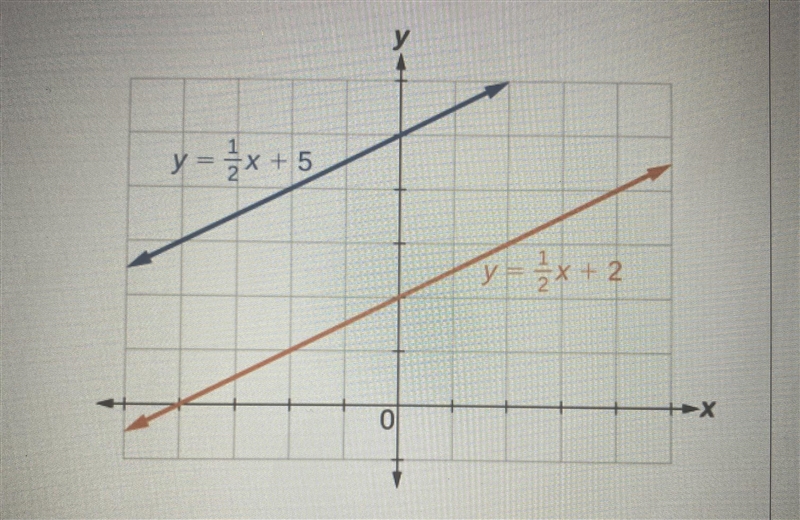 What type of lines are shown on the graph on the right? Explain your answer.-example-1