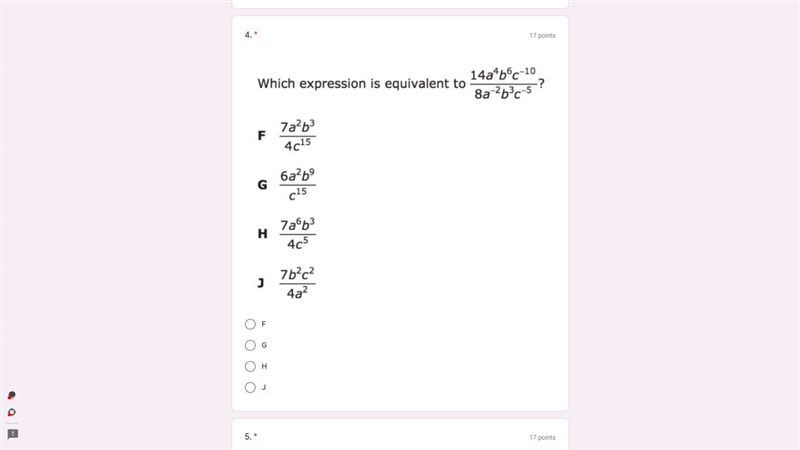 Which expression is equivalent to ?-example-1