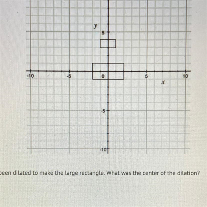 What is the center of dilation?-example-1