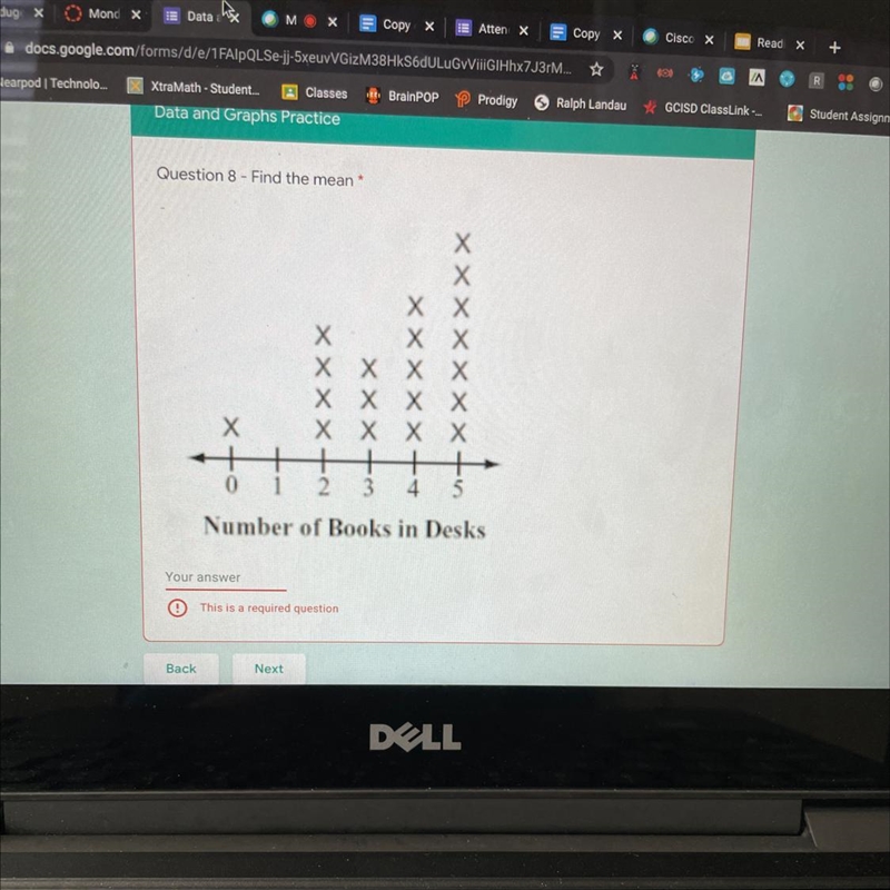 Question 8 - Find the mean-example-1