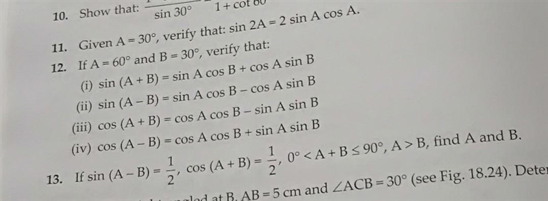 Can anyone please help me solve it 11,12 (1)(2)(3),13 this is all​-example-1