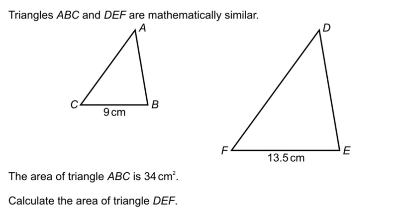 What is the area of triangle DEF-example-1