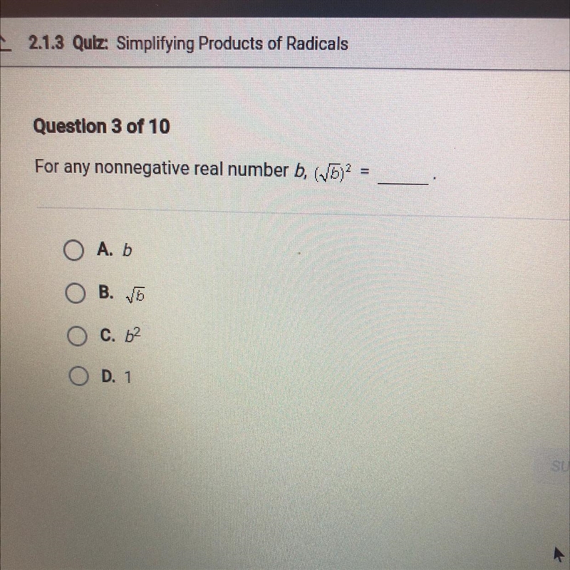 For any nonnegative real number.-example-1