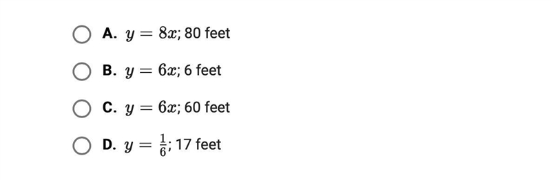 A person riding in an elevator travels 180 feet in 30 seconds. What equation represents-example-1