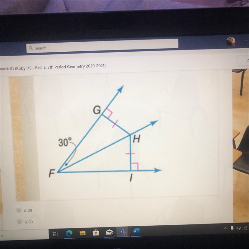 A. 28 B.30 C.15 D.20-example-1