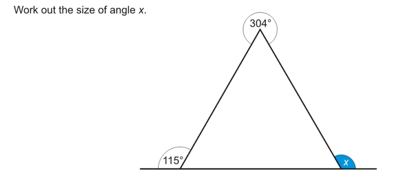 Angles on a line add up to 180. So what is x?-example-1