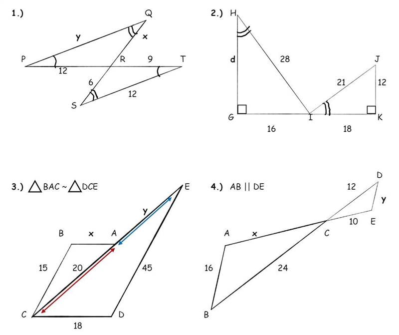 Solving Similar Triangles. pls help i dunno this:(-example-1