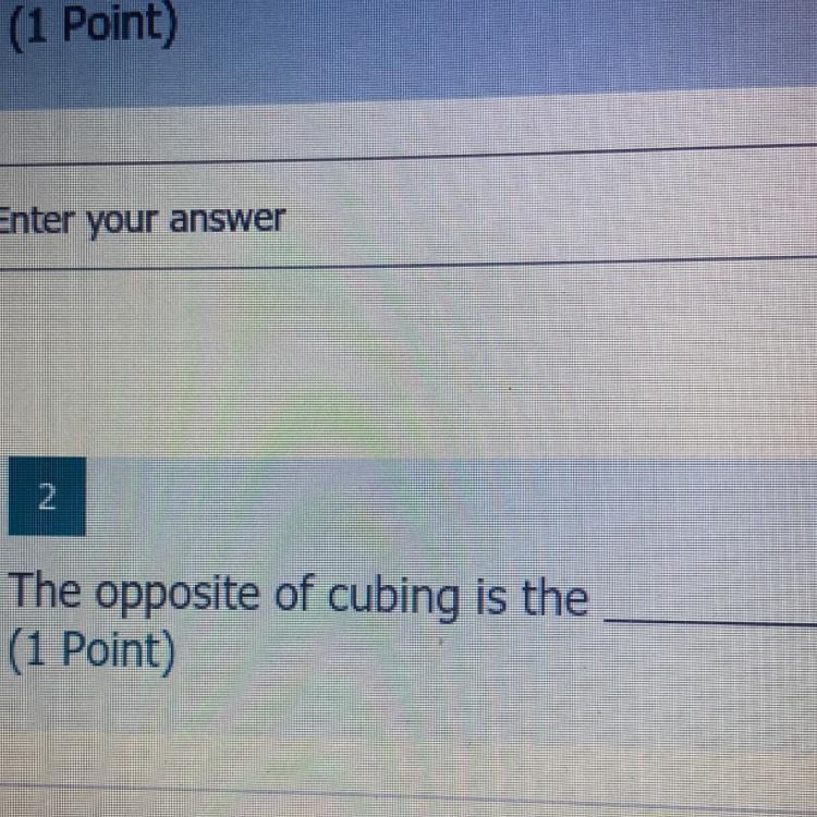 The opposite of cubing is?-example-1