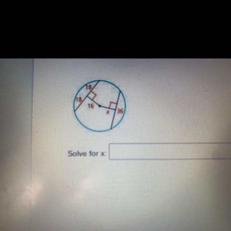 Arcs and Chords Solve for x.-example-1