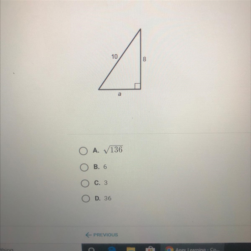 Find the length of side a. Can you help me please?-example-1