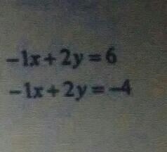 I have to solve this system equation by graphing. by the way the equation is all in-example-1