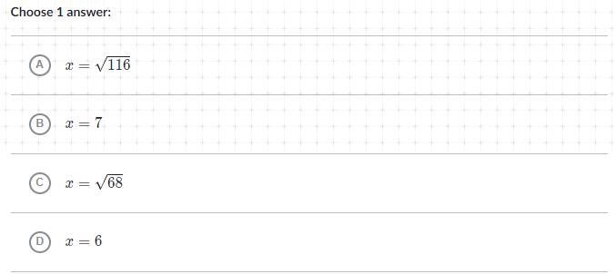 Find the value of x in the isosceles triangle shown below.-example-2