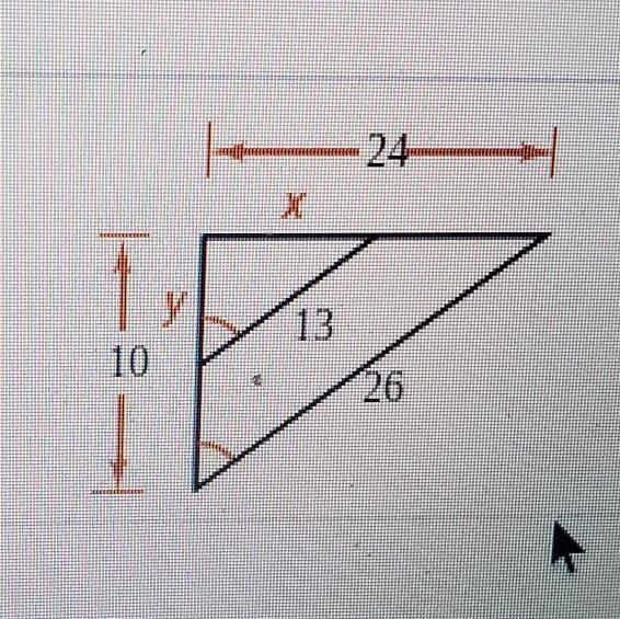 Find the value of each variables​-example-1