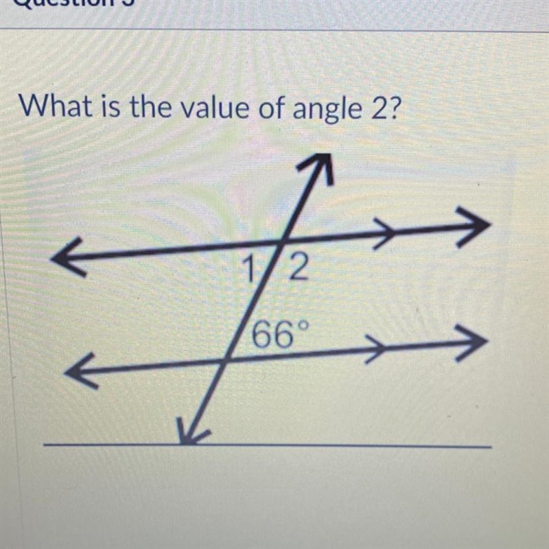 What is the value of angle 2? 1//2 + 66° Please helpp-example-1