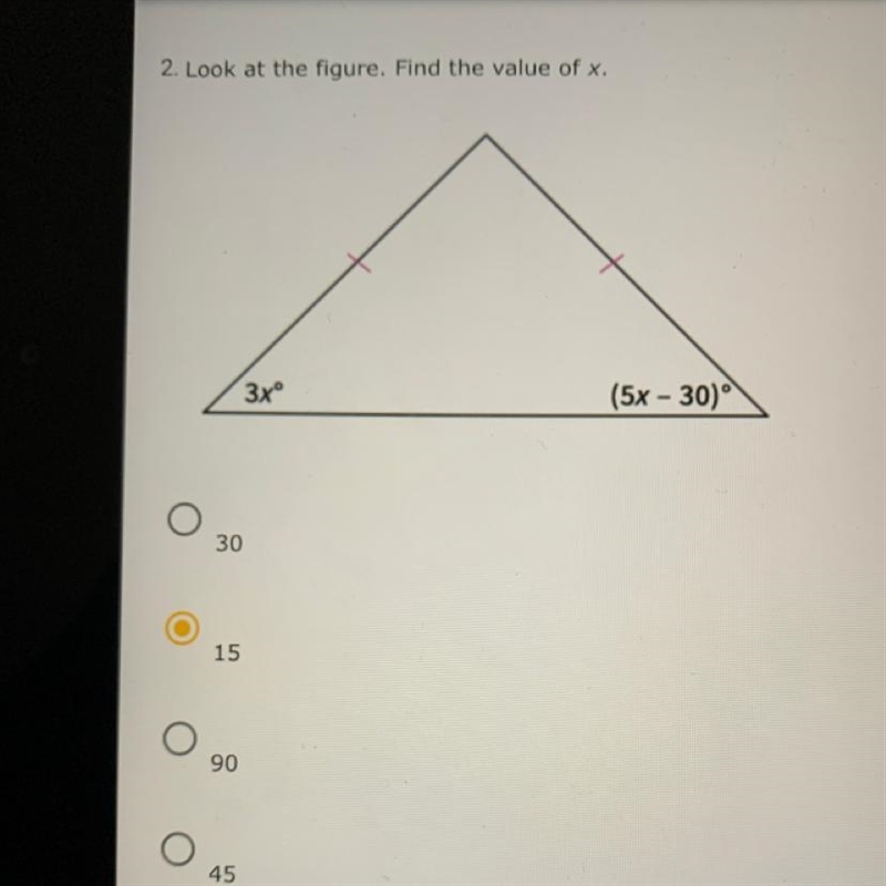 Look at the figure. Find the value of x-example-1