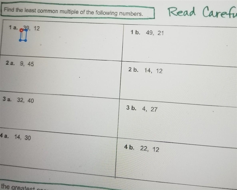 (please help quickly) Find the least common multiple of the following numbers. ​-example-1