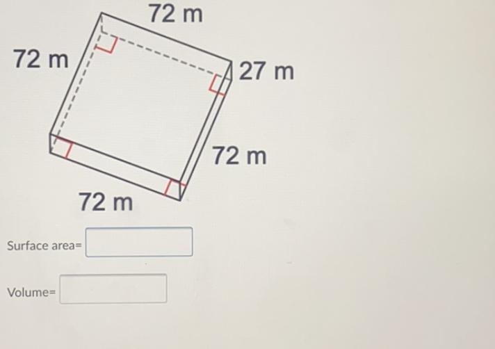 Find the surface area and volume to the nearest while number-example-1