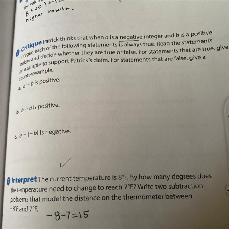 Ni Critique Patrick thinks that when a is a negative integer and b is a positive below-example-1