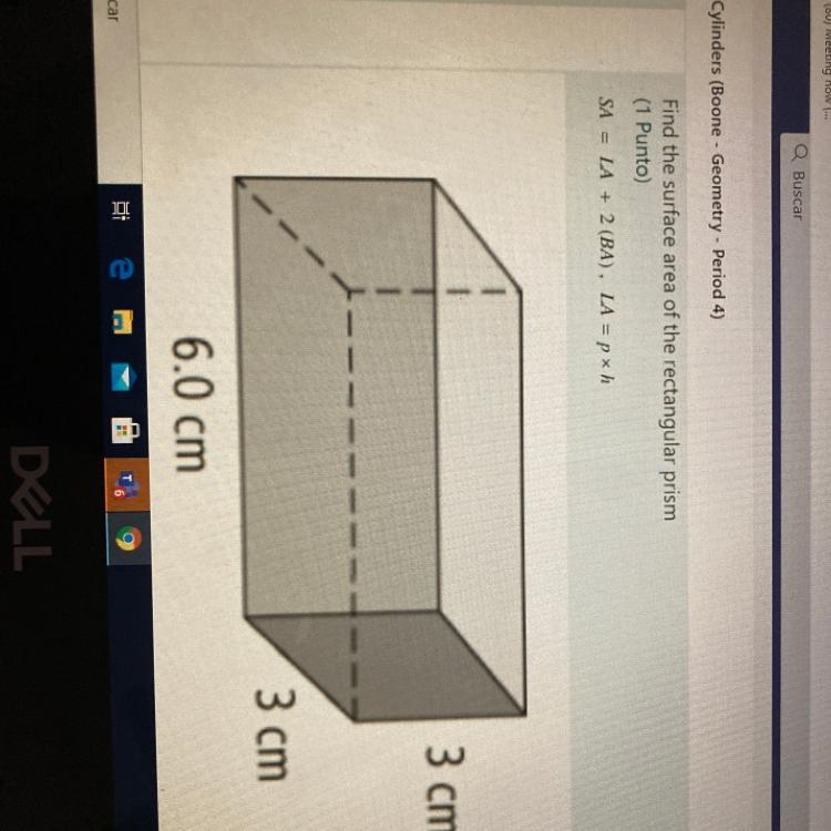 2 a) 81 cm 2 b)90cm 2 c)108cm 2 d)162cm-example-1