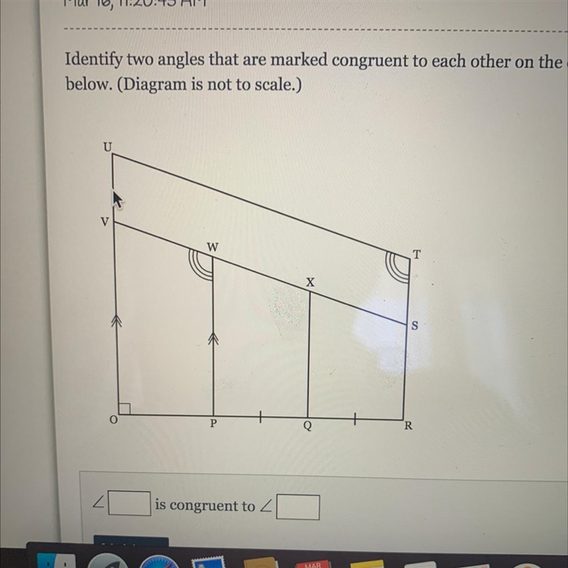 What would be congruent?-example-1