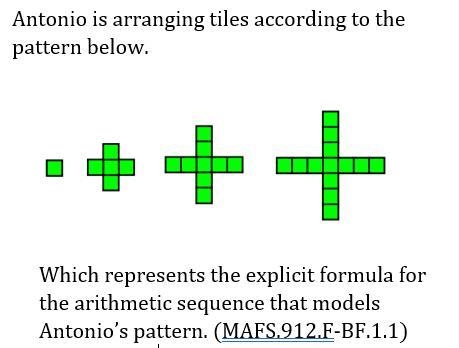 A) an = 4 − 3 B) an = 4 + 1 C) an = 4 + 3 D) an = 4 − 1-example-1