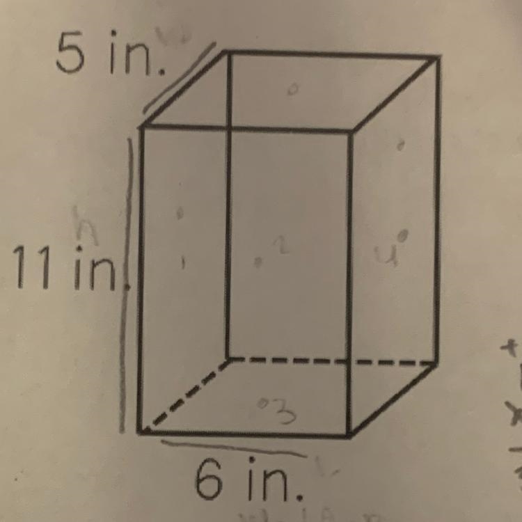 Find the total surface area of the prism.-example-1