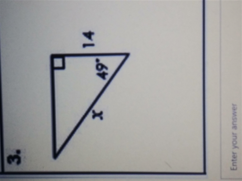 Solve for x. round to the nearest tenth-example-1