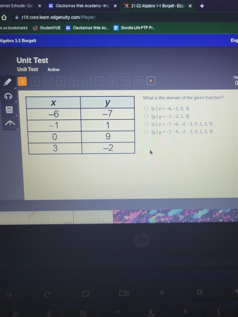 What is the domain of the fraction​-example-1