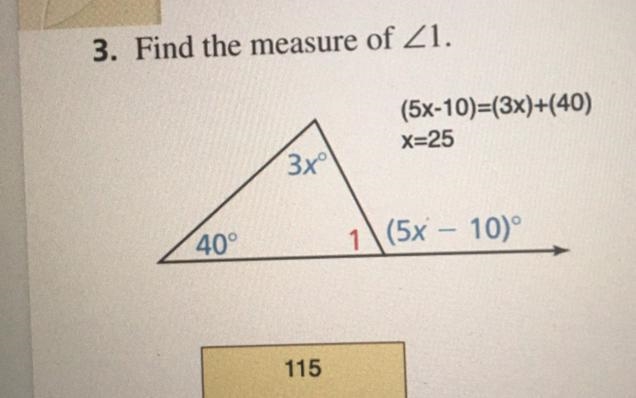 Can someone double check if angle 1 is correct? Thanks-example-1