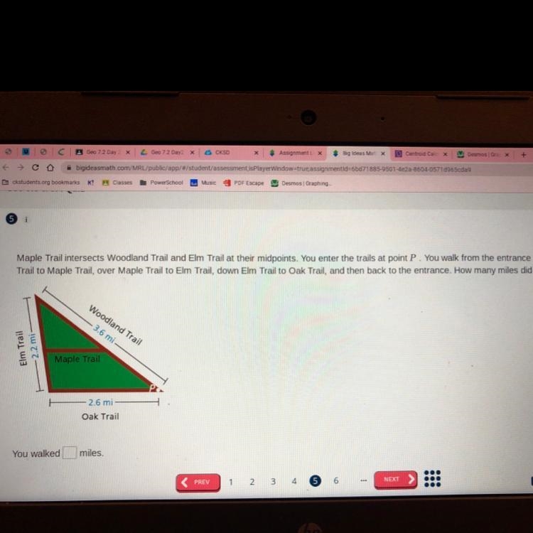 22 со - bigideasmath.com/MRL./public/app/a/student/assessment is Player Window truassignmentid-example-1