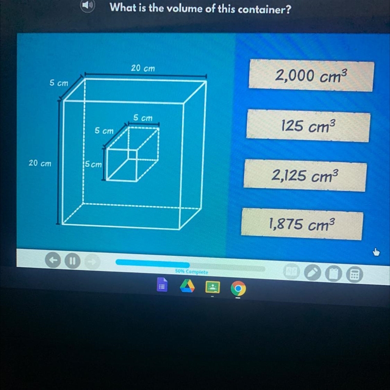 Plz help what is the volume of this container-example-1