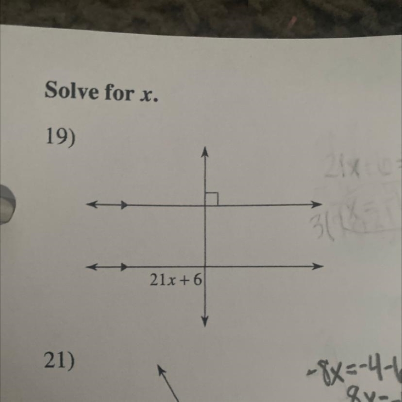 Solve for x. I need help!-example-1