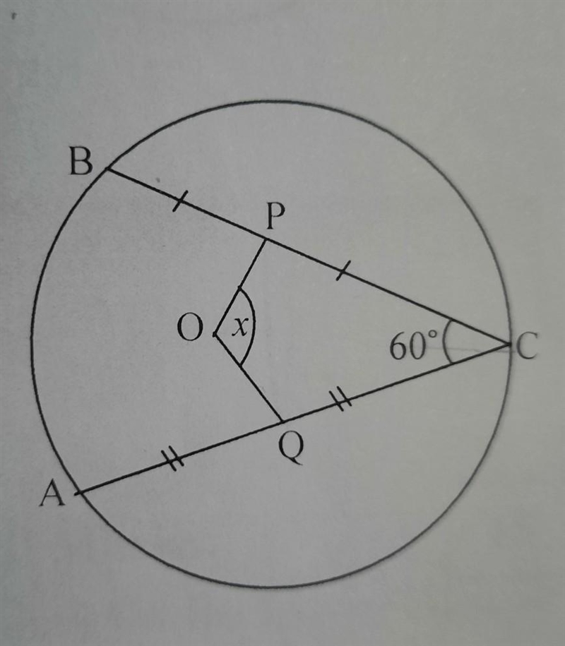 What is the value of x in the figure? A. 120° B. 140° C. 150° D. 160° ​-example-1