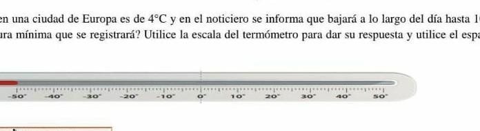 la temperatura actual en una ciudad de europa es de 4°c y en en noticiero se imforma-example-1