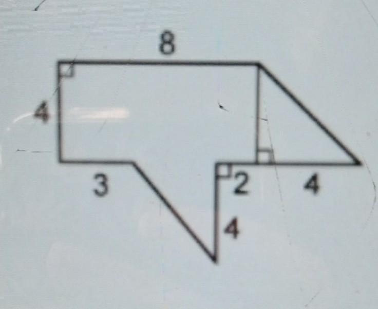 Find the area of the composite figure. Show your work. What is the area of the figure-example-1