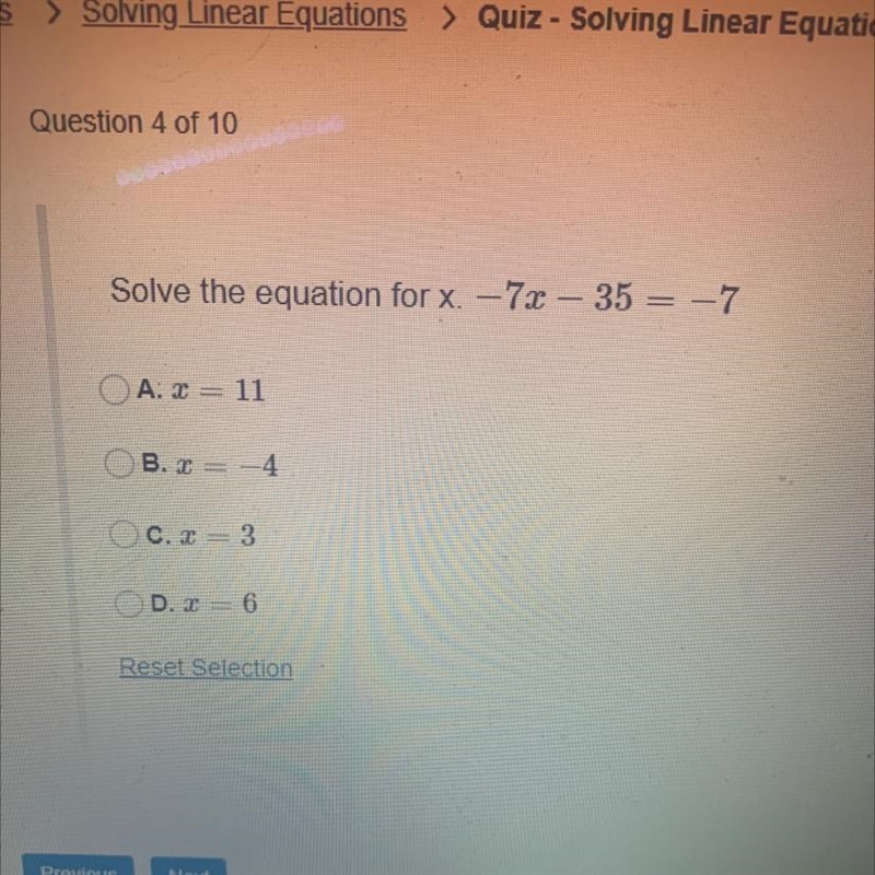 Solve the equation for x-example-1