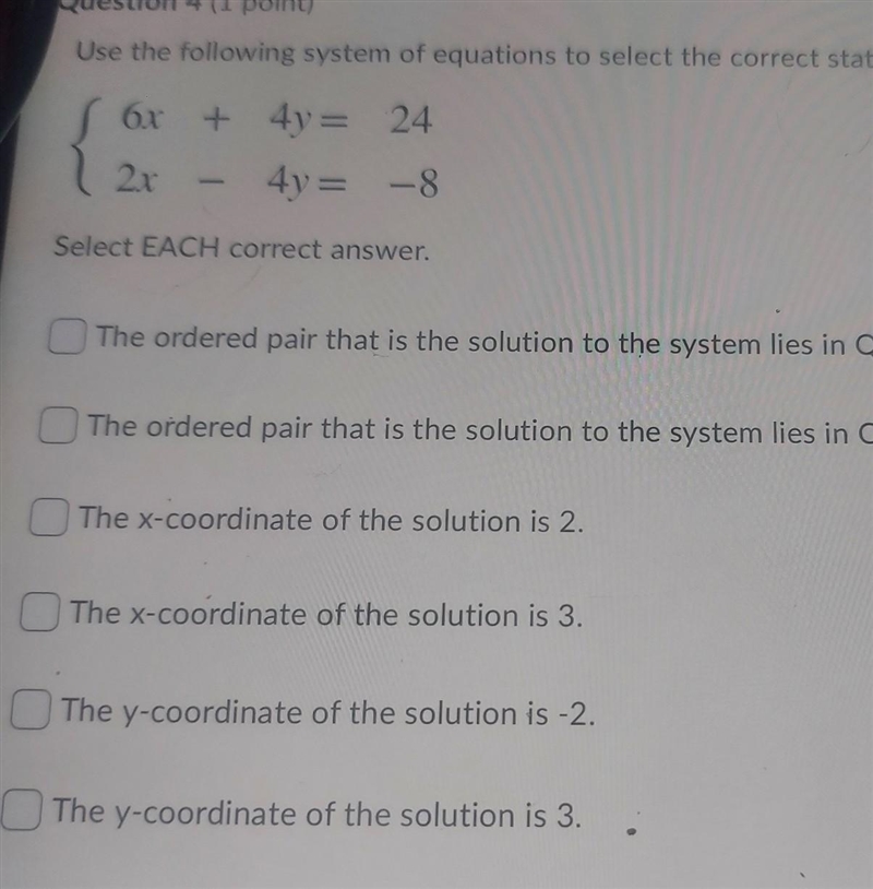 Select EACH correct answer.​-example-1