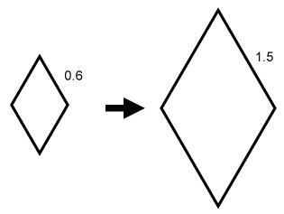 Item 2 The first figure is dilated to form the second figure. Which statement is true-example-1