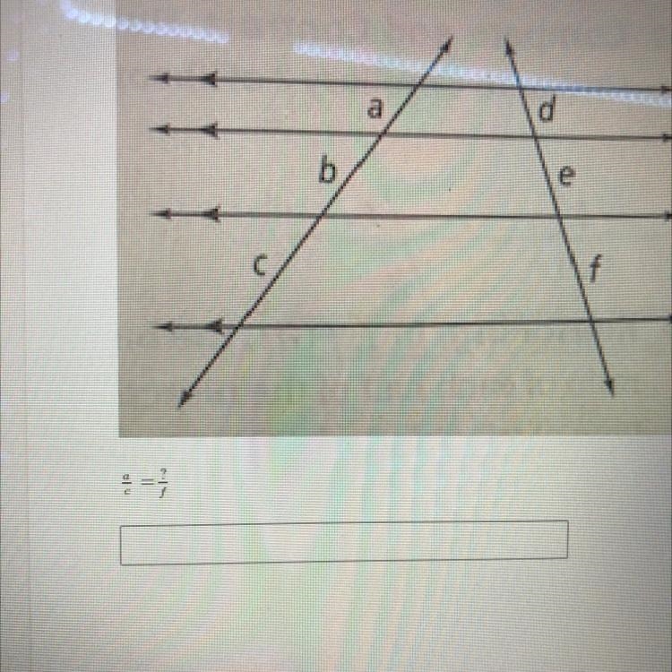 A/c = ?/f Pls help for my study guide-example-1