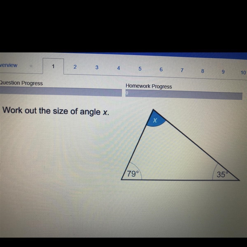 Work out the size of angle x-example-1