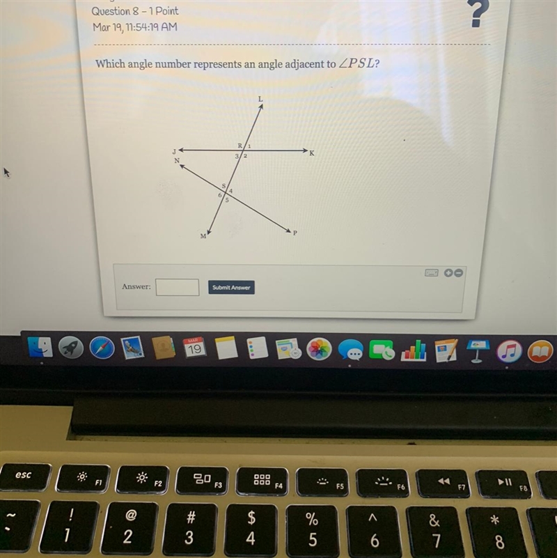 What angles are adjacent ?-example-1