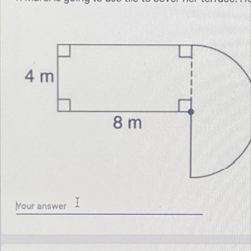 Find the area of the figure. pi = 3.14 :) THANKS-example-1