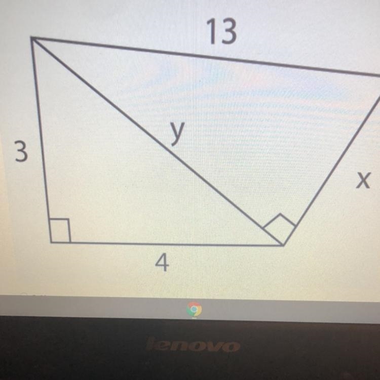 Plzz help me find the answer ASAP before 11:59 plz find the values of y and x plzz-example-1