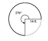 HELP DUE IN 30 MINS! Find the arc length of the darkened arc in the circle below. Round-example-1